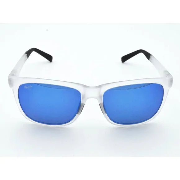 Maui Jim Tall Slide MJ 740-05CM Light Grey Crystal / Blue Hawaii Polariz… NEW Maui Jim KAWIKA Crystal Clear POLARIZED Hawaii Blue Lens  main image 4